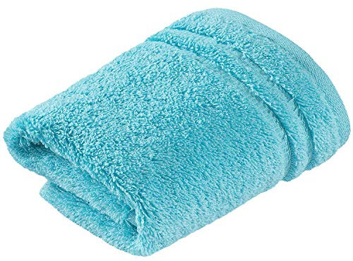 Vossen Vienna Style Supersoft Seiftuch 30 x 30 cm Light Azure - 100% Baumwolle, Einfarbig, Blue, Quadratisch, 550 g/m², Flauschig, Supersoft, 1 Stück, Wellness, Erwachsene