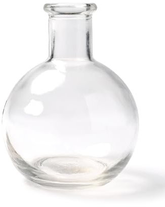 Petit vase boule en verre 10 cm