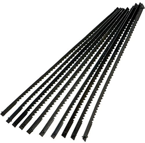 Silverline 763619 10 lames pour scie à chantourner 130 mm 21 TPI