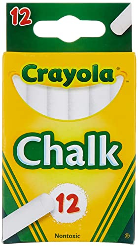 CRAYOLA Chalk White 12 Counting