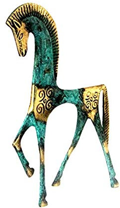 Antike griechische Bronze Museum Statue Replica of Horse von Geometrische Era (122)