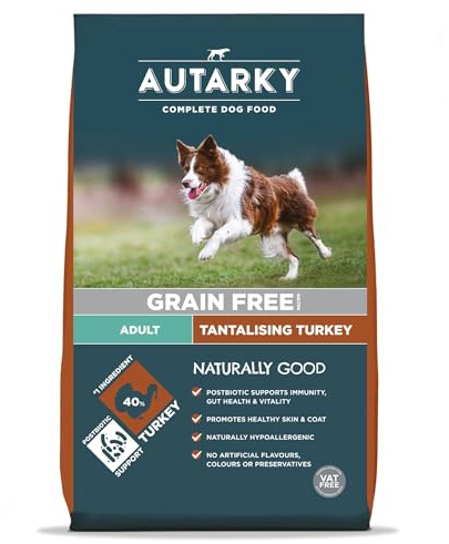 Autarky Grain Free Tantalising Turkey and Potato Hypoallergenic Dry Dog Food with Mobility Joint Support, 12 kg