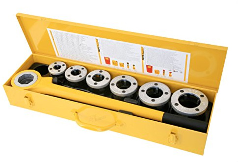 Rems elektrische Handschneidkluppe EVA Set 1/2 - 2 im Stahlblechkasten