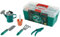 Theo Klein 2791 Bosch Gartenprofibox I Kinder-Gartenset in robuster Box I Hochwertiges Zubehör wie Schaufel, Hacke u.v.m. I Maße: 31,8 cm x 14 cm x 17,1 cm I Spielzeug für Kinder ab 3 Jahren