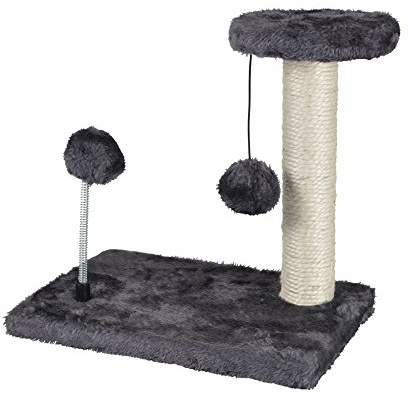 Love Story, Arbre à Chaton avec Jouets 30 x 20 x H28 cm Anthracite