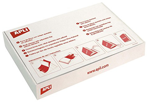 APLI Kids 12279 - Forralibro pvc con solapa ajustable adhesivo 280x530 mm