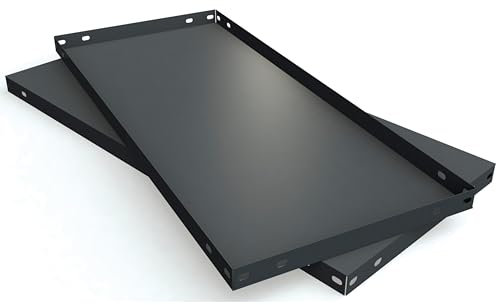 SimonRack - Vassoio in metallo, 1 pezzo, 1000 x 300 x 35 mm, grigio