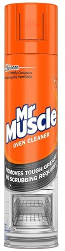 Mr Muscle Backofenreiniger, Specialist Backofen-Reinigungsspray für Fett & Lebensmittelverschüttungen, 300 ml