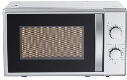 PKM MW700-20 UB2 | Stand oder Unterbau Mikrowelle | 700 Watt | 44cm breit | 20 Liter | Timer