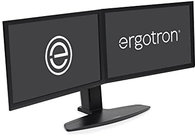 Ergotron Neo-Flex Dual LCD Lift Stand - Stand for 2 LCD displays - black - screen size: up to 24