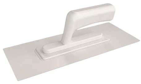 Bon Plastic Plastering Trowel – 12 in. x 5 in. Lightweight Plastic Blade with Comfortable Handle for Smooth Finishing, Skimming & Decorative Plaster Work