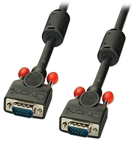 Lindy VGA/SVGA-kontakt till kontaktkabel 0,5 m – premium svart