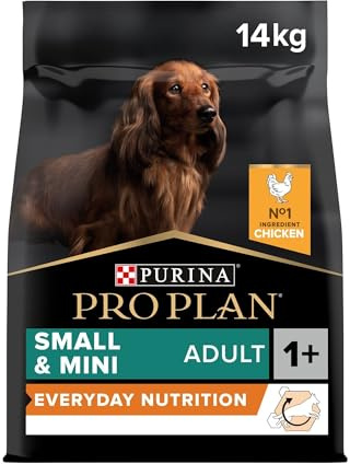 Purina Pro Plan Everyday Nutrition - Croquettes Petit Chien Poulet - 14 kg | Croquettes Chien Petite Taille Saveur Poulet - Soutient le métabolisme rapide et la santé cardiaque - Alimentation Chien