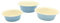 Karl Krüger 90159 Emaille-Schüsselset Sylt, 3-er teilig, pastellblau, Einheitsgröße, Blau