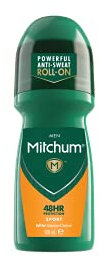 Mitchum Men 48HR Protection Roll-On Deodorant & Antiperspirant, Sport, 100ml
