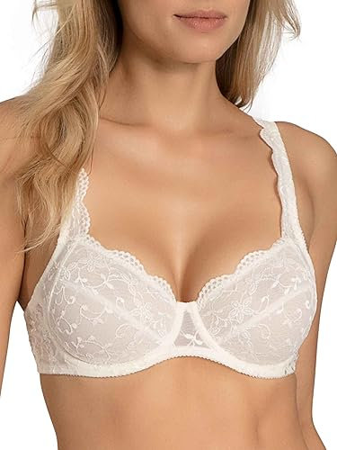 Nina von C. Silver Edition Bügel BH aus Spitze Damen, 90C, Champagner