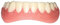Instant Smile Handgemachte kosmetische Zähne, natürlicher Farbton, bequemes unteres Veneer, 1 Größe passt am meisten