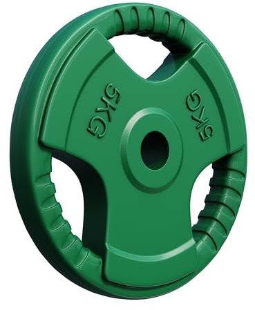 Gorilla Sports® Disques de Poids - Individuel/Ensemble 1,25kg, 2,5kg, 5kg, 10kg, 15kg, 20kg, 25kg, 30kg Poids, 30mm, Multicolore - Disques d'Haltères, Ensemble de Plaques, Haltérophilie, Musculation
