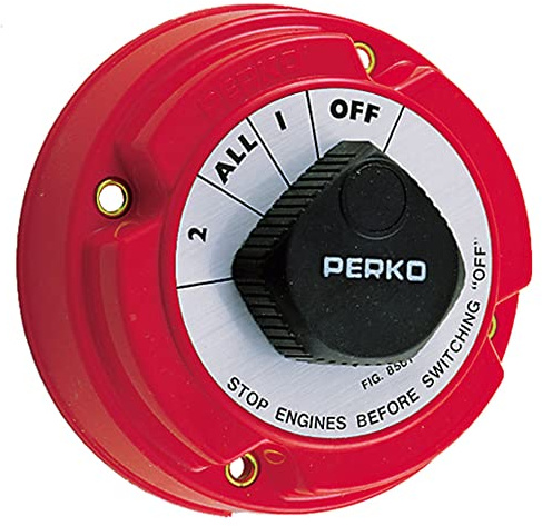 Perko 8501DP Marine Battery Selector Switch