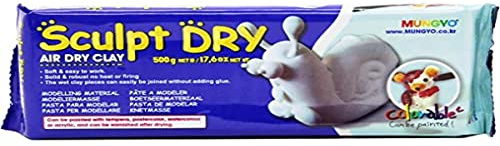 Creation Station lufttorkande lera 500 g, vit
