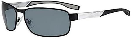 Boss Herren 0569/P/S RA 92K 65 Sonnenbrille, Schwarz (Blck Mtpalla/Grey Pz)