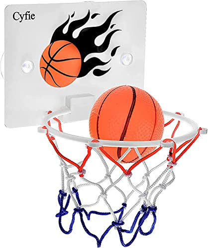 CYFIE Mini Basketball Stand, 4 pcs Mini Basketball Set,Including Wall-mounted Indoor,Suitable for 3-6 Years Old Birthday Gift