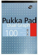 PUKKA PAD Schreibblock, Millimeterpapier, 80 g/m², hochwertig, 100 Seiten Originalverpackung