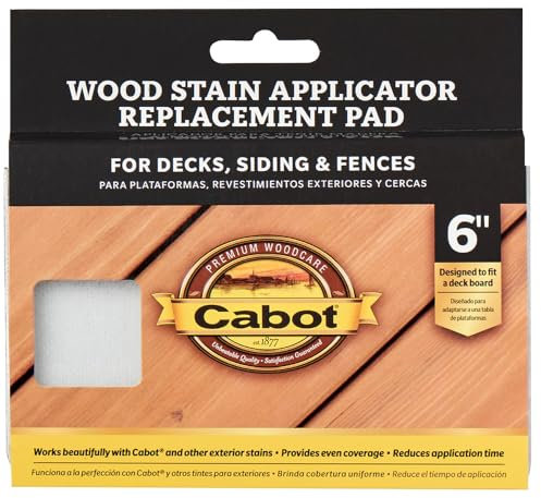 Cabot 140.0000063.000 Wood Stain Pad Applicator Replacement - 1 Each
