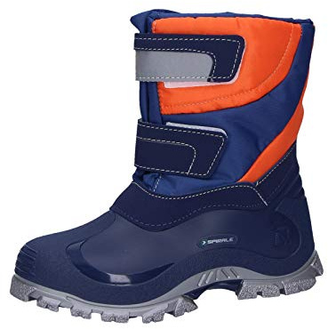 Spirale Simon, Stivali da Neve Bambino, (Orange-Blau 489), 29 EU