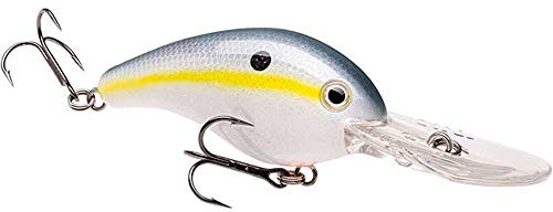 Strike King Pro Model 10XD Fishing Lure, Deep Diving Crankbait, Sexy Shad