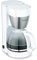 Cloer 5011 Filterkaffeemaschine mit Warmhaltefunktion, 800 W, 10 Tassen, Filtergrösse 1x4, weiß, Kunststoff