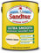 Sandtex masonry paint, 5 litres, ultra smooth brickwork, yellow