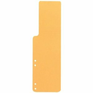 Connect Aktenschwänze 100x320mm 320g/qm 4-fach gelocht VE=100 Stück orange
