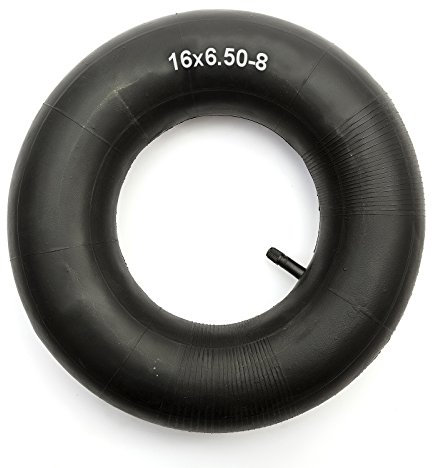 PetrolScooter Natural Rubber Inner Tube Fits Tyre Size 16x6.50-8, 18x6.60-8; Suitable For Sit Ride On Lawnmower Lawn Mower; Schrader Straight Valve