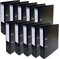 Exacompta 53741E 10er Pack Premium PVC-Ordner Prem´Touch. 7 cm breit DIN A4 Ringordner Aktenordner Briefordner Büroordner Plastikordner Schlitzordner schwarz