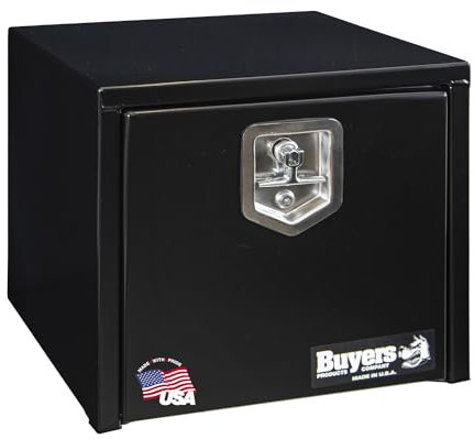 Buyers Products 1703330 Schwarzer Stahl Unterbodenwagen mit T-Griffriegel, 40,6 x 35,6 x 45,7 cm