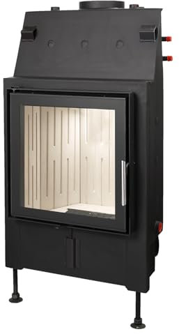 Schmitzker 601636 Kamineinsatz wasserführend No4 mit Glasrahmen 15 KW/A+