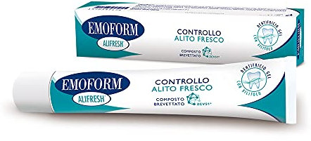 Emoform, Dentifricio Alifresh per il Controllo dell'Alito Fresco - 75 ml