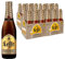 Leffe Blonde Cerveza, Pack 24 Botellas x 33 cl, Cerveza Belga, Sabor Ligero y Suave, 6,6% Volumen de Alcohol