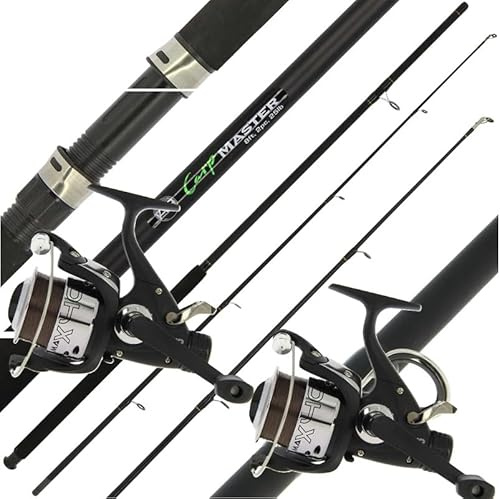 2x Carp Fishing Stalker Rods & Reels Set Up With Tackle set Ideal For Stalking Made By NGT