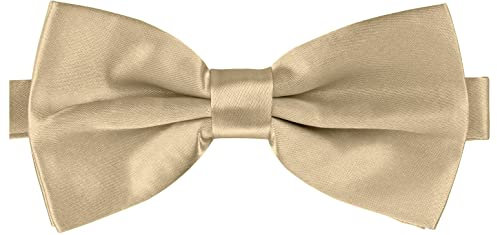 BomGuard Herren Fliege Damen Männer Schleife Mann Jugendliche,champagner-metallic