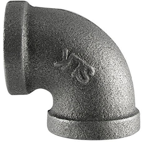 Ace Trading Fittings-B&K 90 degrees Black Elbow For Gas, Oil, Air, Lubricant, Grease, Liquefied Petroleum (LP) gas, natural gases (nitrogen, oxygen, etc.), steam and diesel