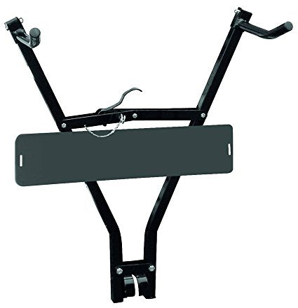 Carpoint Porte-Vélos d'Attelage avec Support de Plaque d'Immatriculation, Noir