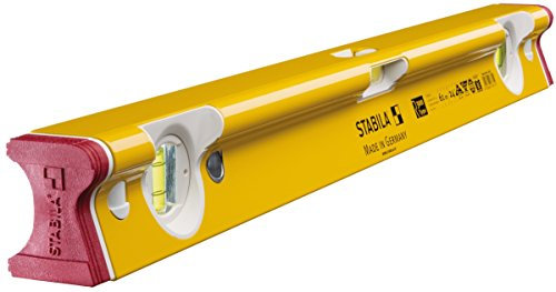 Stabila 18371 R-Type Spirit Level 3 Vial 61cm (24in) 60cm, Yellow/Black