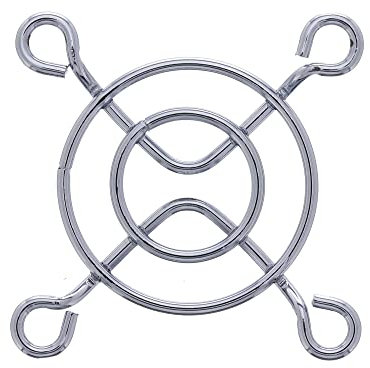 InLine 33374 - Rejilla de ventilación (Metal, 40 x 40 mm), Color Cromado