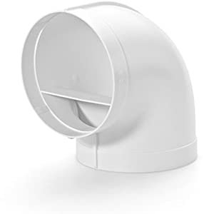 Naber R-RBV flow 150 Rohrbogen 90°, weiß