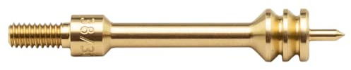 Pro-Shot Brass Spear Tip .357/.38/9mm Jag: Multi-Caliber Patch-Holding Cleaning Tip for Revolvers & Carbines, Precision #8-32 Threads, Benchrest-Quality Brass Build, Size-Stamped, Made in USA