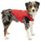 Kurgo Loft Hundejacke, Mit Hundegeschirr kombinierbar, Wasserdicht und reflektierend, Ideal für den Winter, Größe XS, Rot/Grau