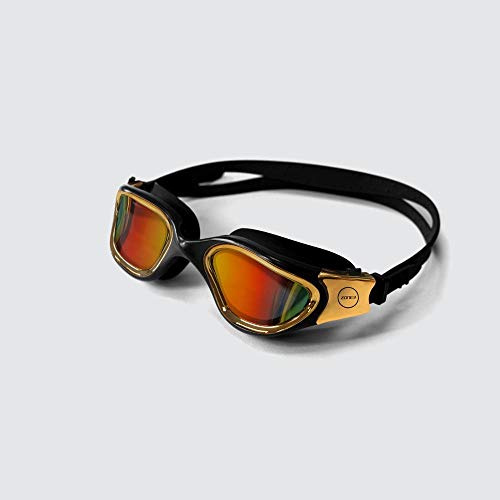ZONE3 Dampf Schwimmbrille, Polarisiert – Schwarz/Gold, Einheitsgröße
