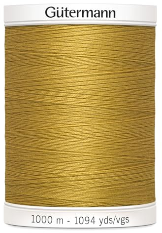 Gutermann Sew all cucitutto Filo di Poliestere, 1000, Colore: jeans oro (968)